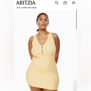 Wilfred Affinity Ribbed Halter Lavender Dress size M